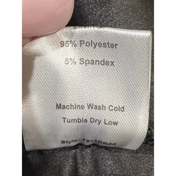 NWT Choosy Gray Metallic A-line Halter Mini Dress Open Back and Bow Tie Medium - Picture 7 of 7